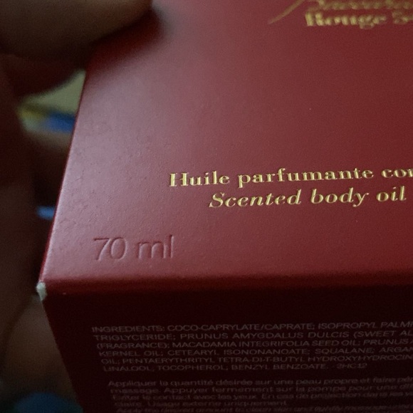 Maison Francis Kurkdjian Rouge 540 Scented Body Oil - Picture 5 of 5